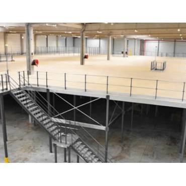 Mezzanine industrielle - plateforme de stockage